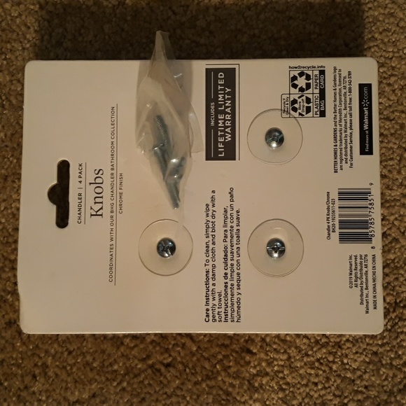 Better Homes & Gardens Silver Cabinet Knobs - Picture 3 of 3